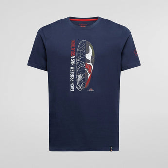 Solution T-Shirt M hombre color Night Sky/Mountain Red | La Sportiva