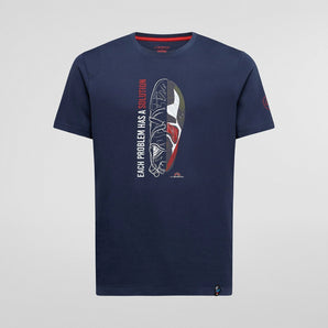 Solution T-Shirt M hombre color Night Sky/Mountain Red | La Sportiva