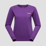 Climbing on the Moon Sweatshirt W mujer color Viola/Giallo | La Sportiva