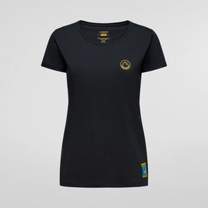 Climbing on the Moon T-Shirt W mujer color Black/Yellow | La Sportiva